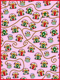 Pink Circus Tent Rope Design Rug
