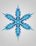 Arctic Blue Iridescent Starburst Rug