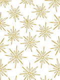 Golden Starburst Floral Medallion Rug