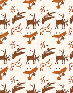 Rustic Deer Branch Autumn Medley Rug