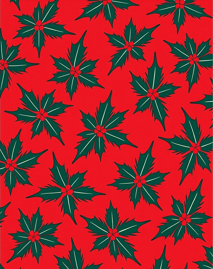 Holiday Holly Berry Radiance Rug