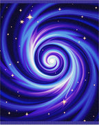 Galactic Swirl Starry Night Rug