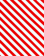 Bold Red White Diagonal Stripe Rug