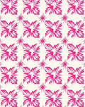 Vibrant Hot Pink Star Burst Rug