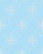 Winter Sky Snowflake Medallion Rug