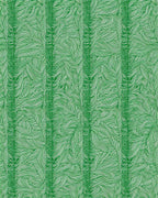 Vibrant Emerald Wavy Stripe Texture Rug