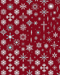Winter Snowflake Snowscape Medley Rug