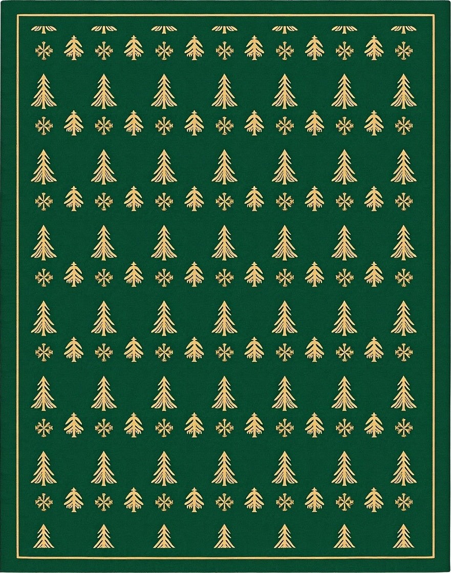 Golden Pine Forest Repeat Rug