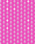 Bright Pink White Diamond Starburst Rug