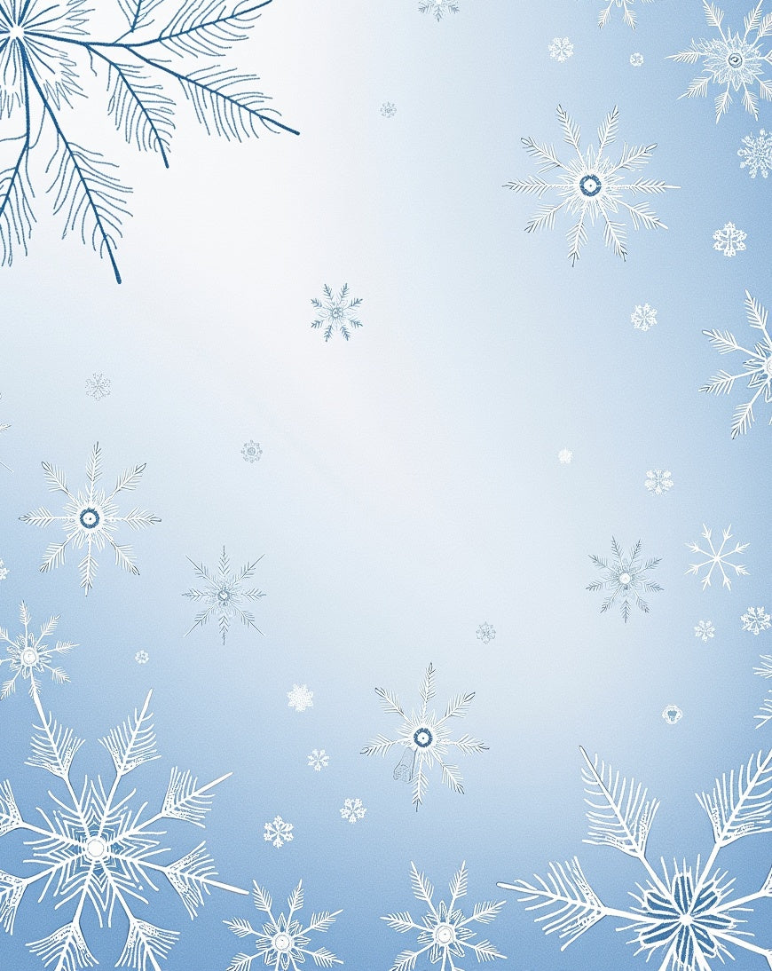 White Snowflake Background Winter Sky Rug