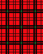 Classic Tartan Red Black Green Plaid Rug