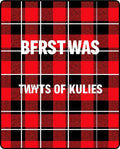 Red Black Plaid Buffalo Check Rug