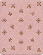 Blush Pink Floral Starburst Background Rug