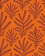 Autumn Pine Branch Repeating Pattern Rug