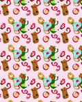 Playful Creature Ceramic Candy Swirls Rug