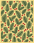 Fern Berry Jubilation Yellow Rug