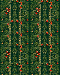 Emerald Forest Red Berry Garland Rug