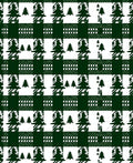 Forest Green Buffalo Check Trees Rug