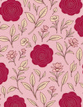 Crimson Floral Botanical Garden Rug