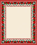 Red Green Dragon Border Accent Rug