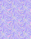 Holographic Lavender Swirls Rug