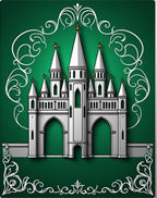 Enchanted Emerald Castle Archway Rug