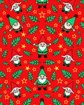 Red Gnome Garland Star Toss Rug