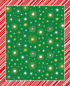 Green Sunburst Starburst Medallion Rug