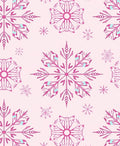 Pink Snowflake Winter Wonder Rug