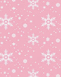 Sweet Pink Snowflake Cluster Rug