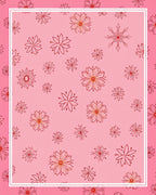 Pink Floral Fantasy Rug
