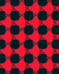 Bold Crimson Plaid Checkered Rug