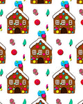 Whimsical Gingerbread House Holiday Celebration Rug
