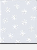 Pale Blue Snowflake Cluster Rug