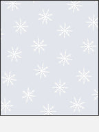 Pale Blue Snowflake Cluster Rug