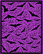 Halloween Bat Tree Violet Rug