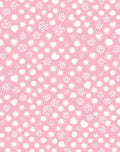 Sweet Pink Heart Flower Scatter Rug