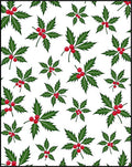 Green Holly Berry All Over Rug