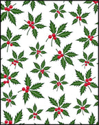 Green Holly Berry All Over Rug
