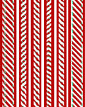 Red White Green Striped Ribbon Rug