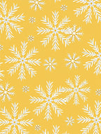 Golden Snowflakes White Radiance Rug