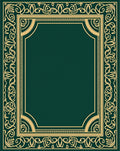 Emerald Gold Ornate Border Rectangular Rug