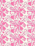 Hot Pink Abstract Floral Bloom Rug