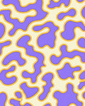 Groovy Lilac Blob Flow Rug