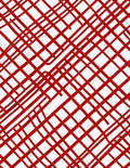 Crimson Linear Intersection Rug
