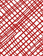Crimson Linear Intersection Rug