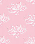 Pink Lily Swirls with Lipstick Accents Rug
