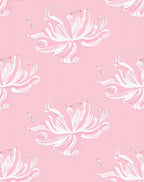 Pink Lily Swirls with Lipstick Accents Rug