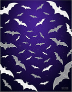 Flipping Bats Night Sky Rug