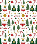Whimsical Christmas Tree Candy Cane Collection Rug